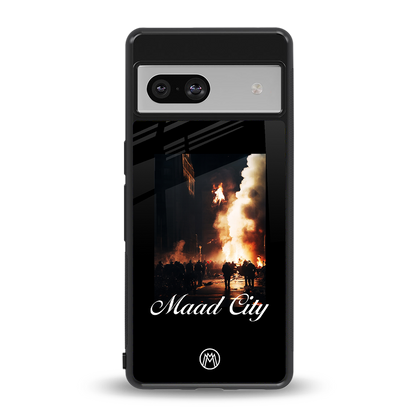 maad city back phone cover | glass case for Google Pixel 7A