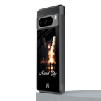maad city back phone cover | glass case for google pixel 8 pro