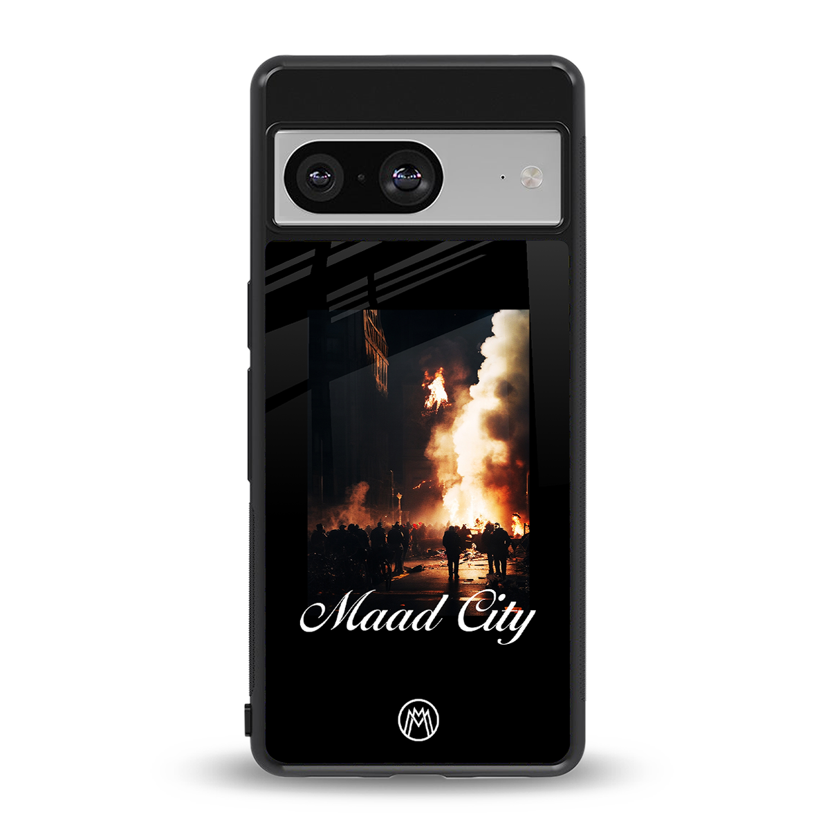 maad city back phone cover | glass case for Google Pixel 8