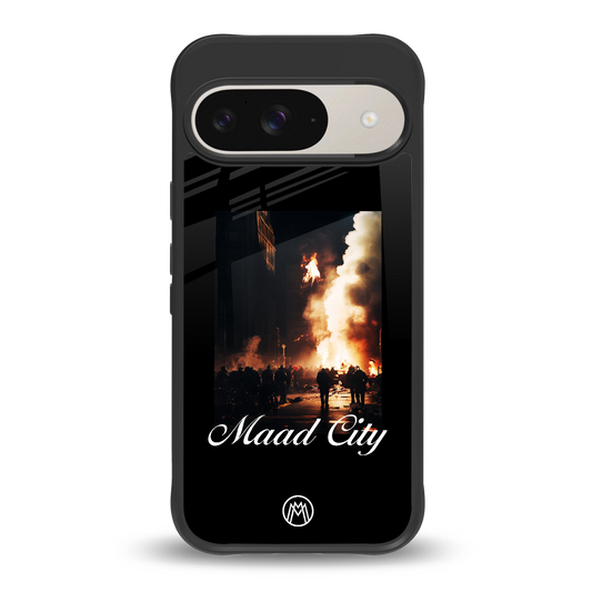 maad city back phone cover | glass case for google pixel 9