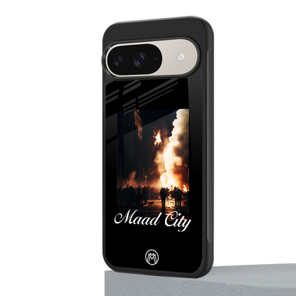 maad city back phone cover | glass case for google pixel 9