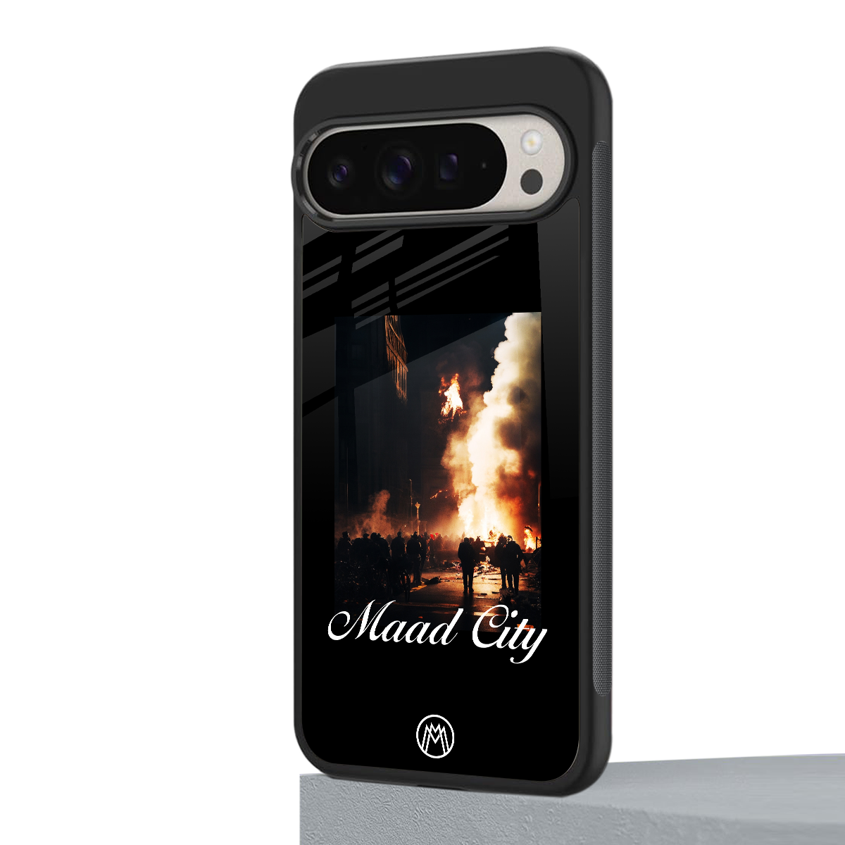 maad city back phone cover | glass case for google pixel 9 pro