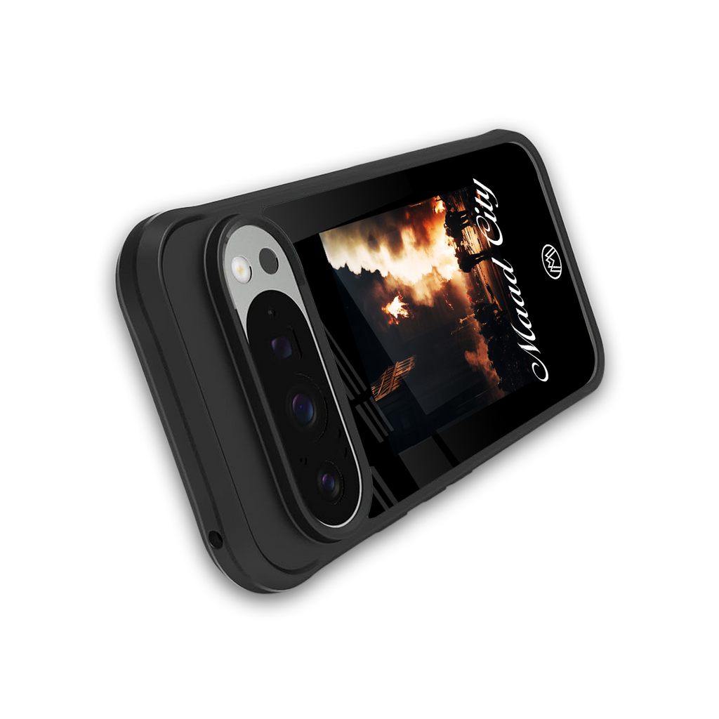 maad city back phone cover | glass case for google pixel 9 pro