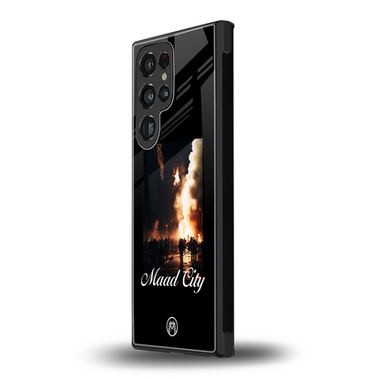 maad city back phone cover | glass case for samsung galaxy s23 ultra