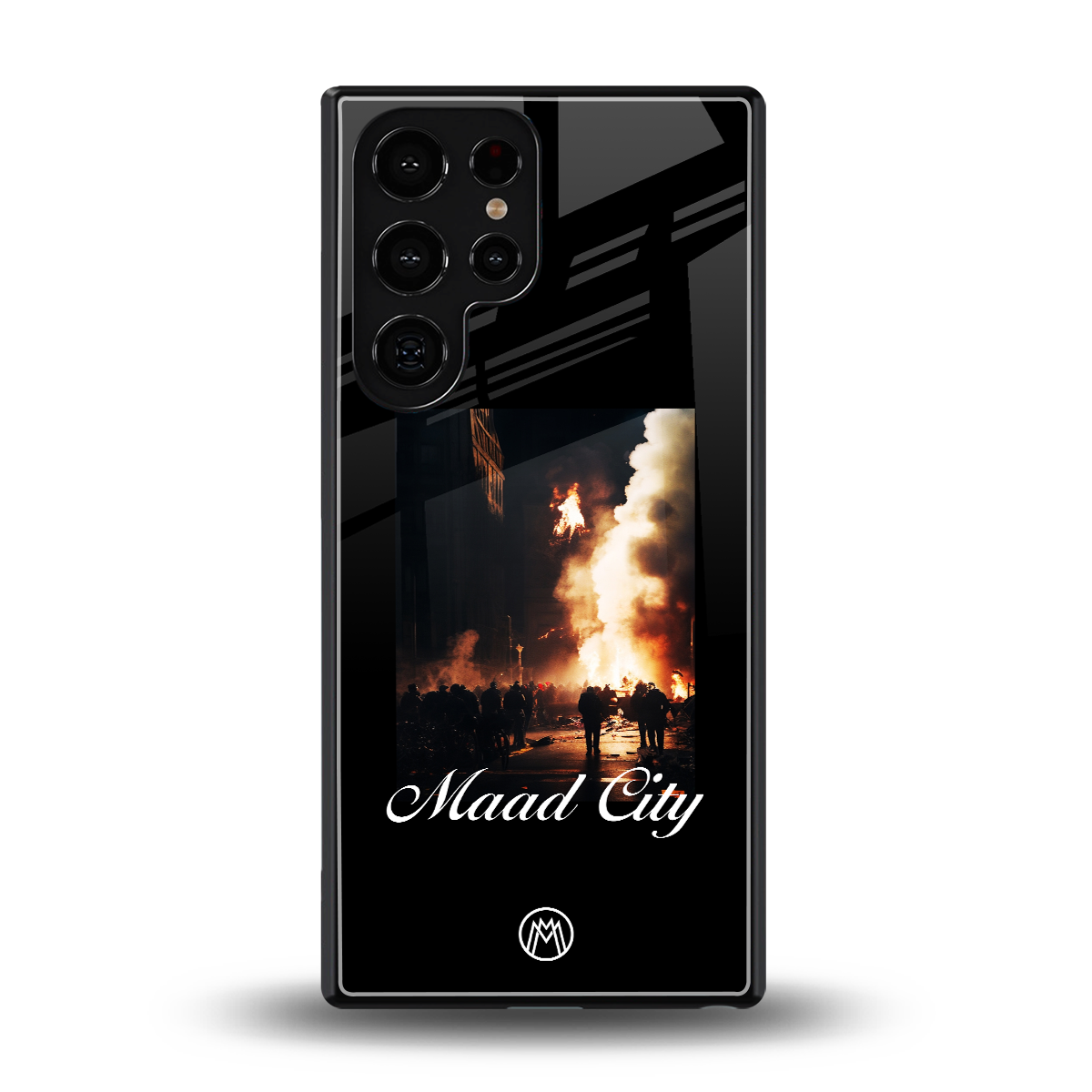 maad city back phone cover | glass case for samsung galaxy s25 ultra