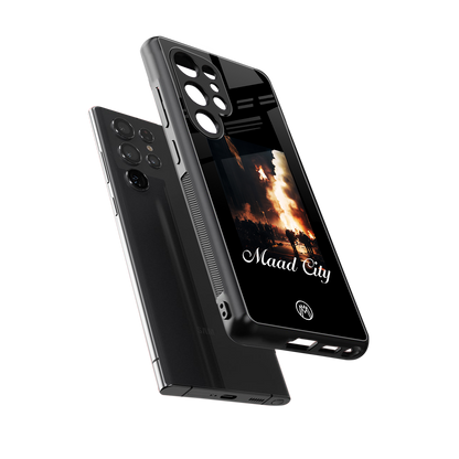 maad city back phone cover | glass case for samsung galaxy s25 ultra