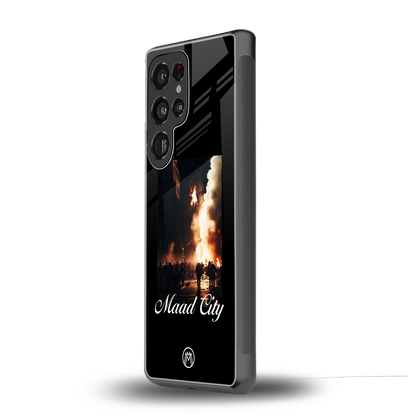 maad city back phone cover | glass case for samsung galaxy s25 ultra