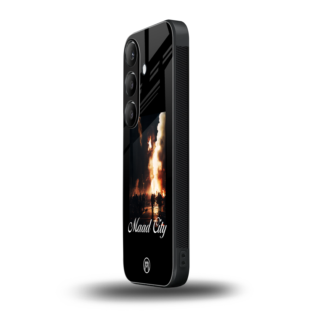 maad city back phone cover | glass case for samsung galaxy s23 plus