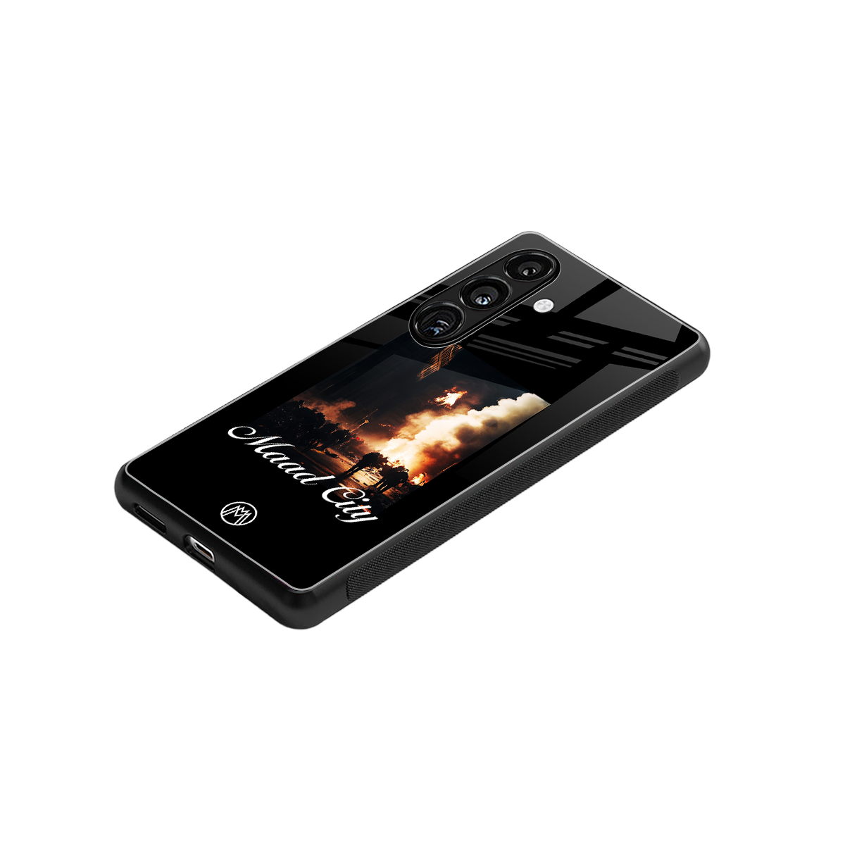 maad city back phone cover | glass case for samsung galaxy s24 fe