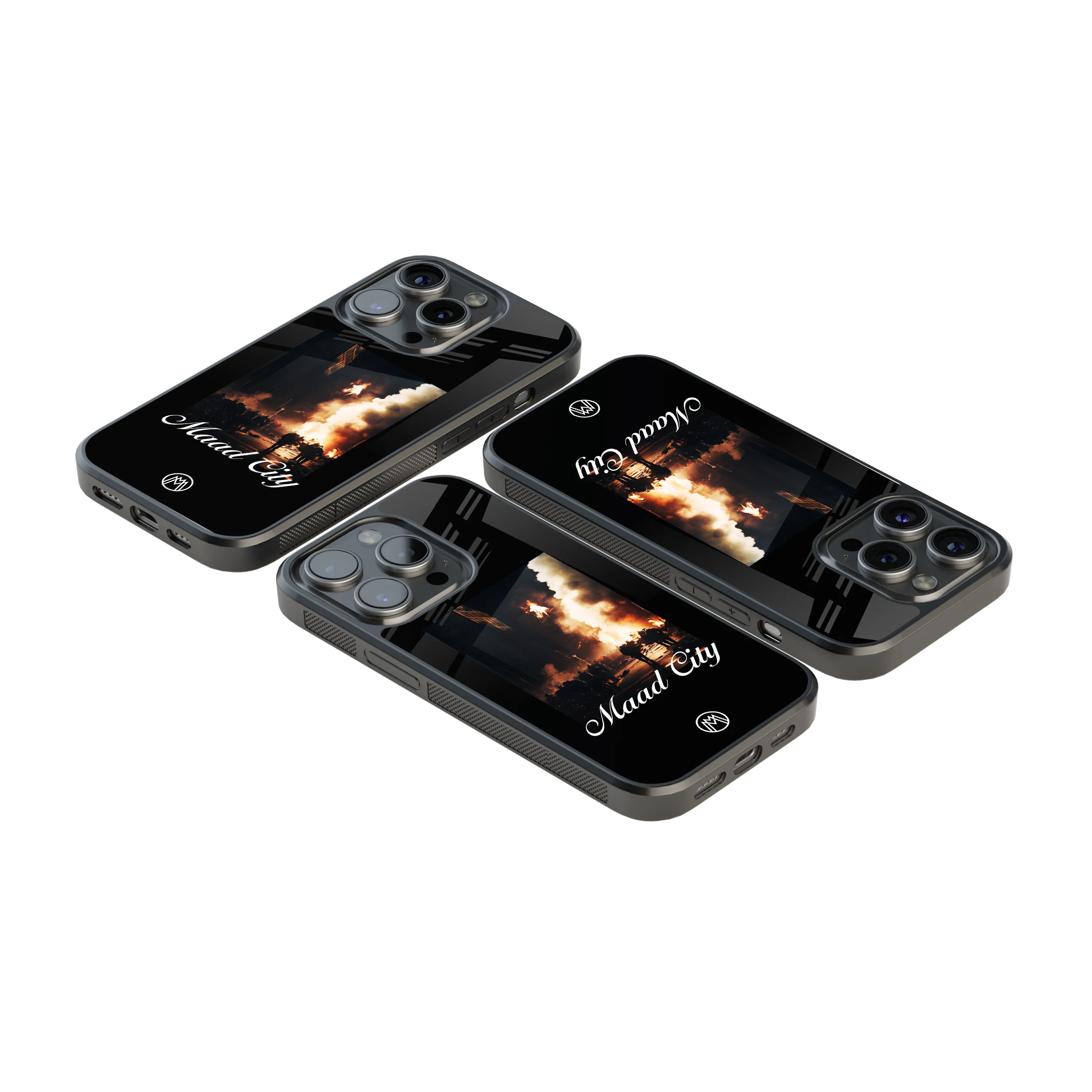 Luxury Glass Back Mobile Cover for iPhone, Samsung Galaxy, OnePlus, Pixel, Redmi & More