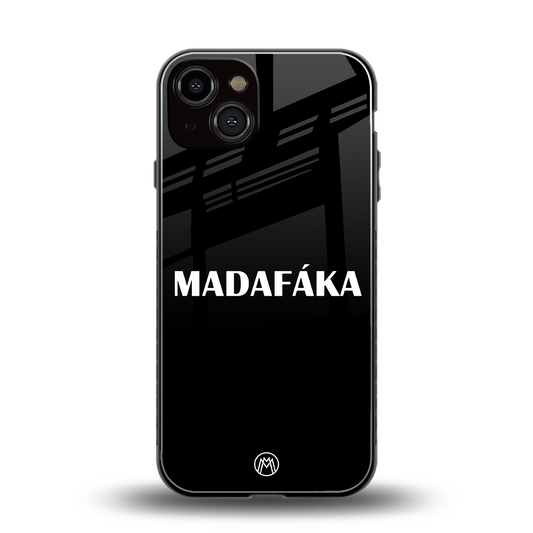 madafaka back phone cover | glass case for iphone 13