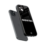 madafaka back phone cover | glass case for iphone 15 plus