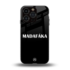 madafaka back phone cover | glass case for iphone 15 pro