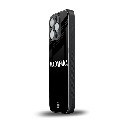 madafaka back phone cover | glass case for iphone 14 pro