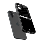 madafaka back phone cover | glass case for iphone 16 plus