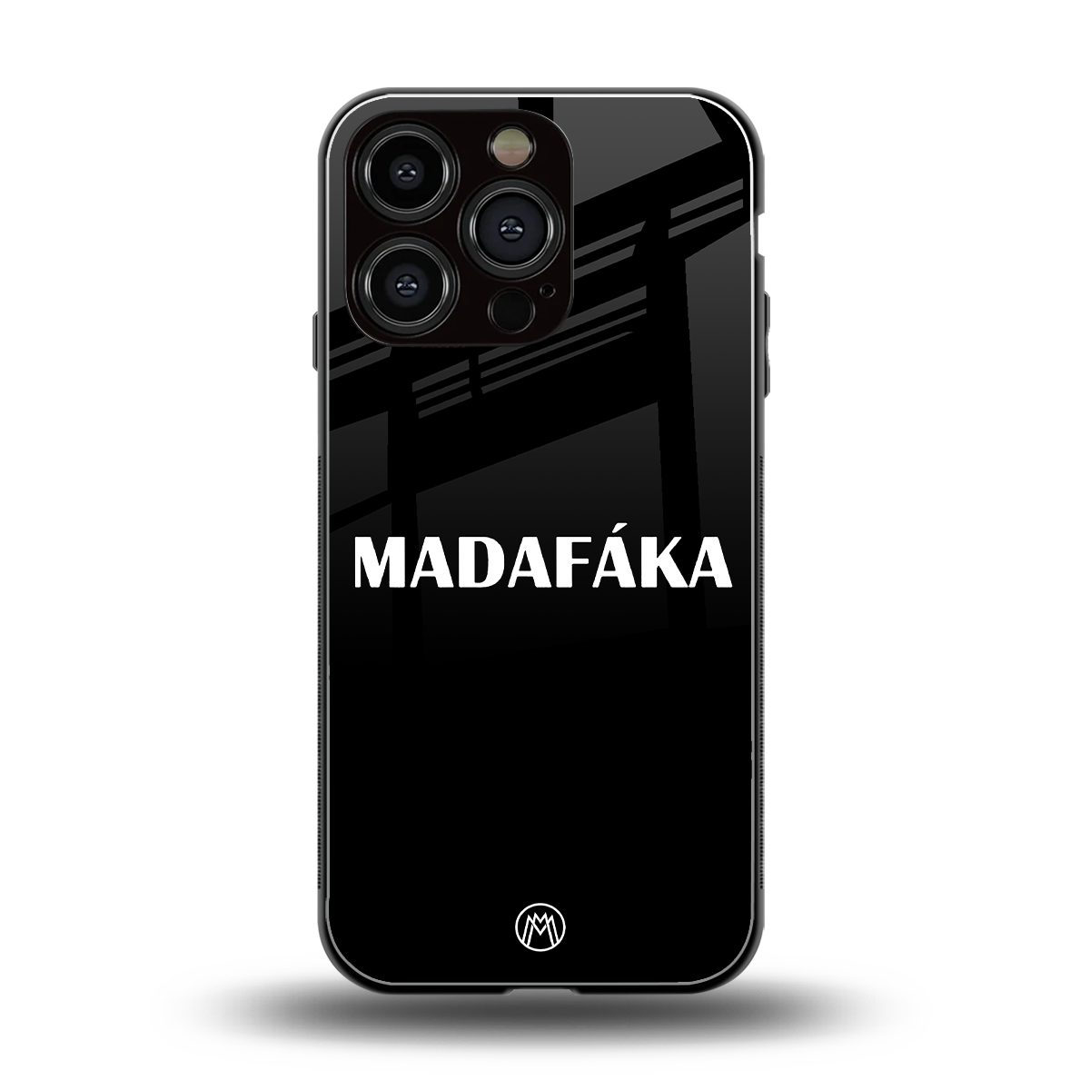 madafaka back phone cover | glass case for iphone 16 pro