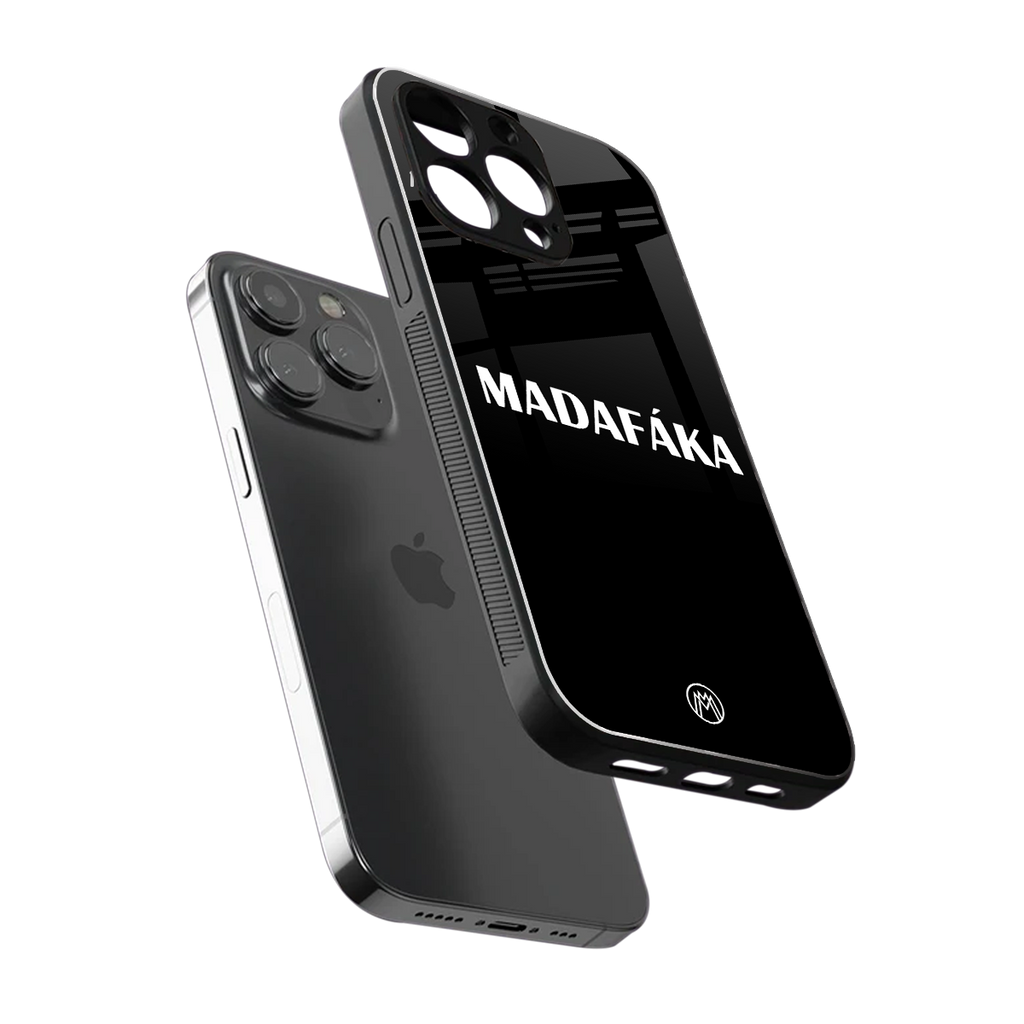 madafaka back phone cover | glass case for iphone 16 pro