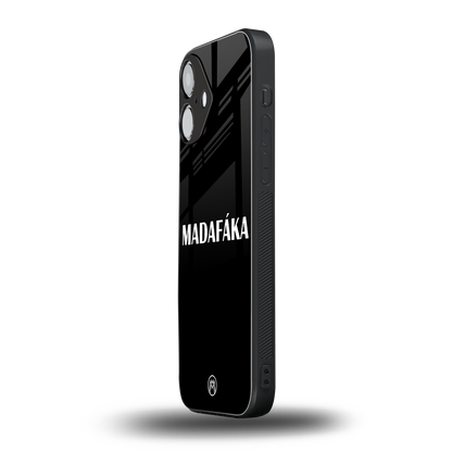 madafaka back phone cover | glass case for iphone 16