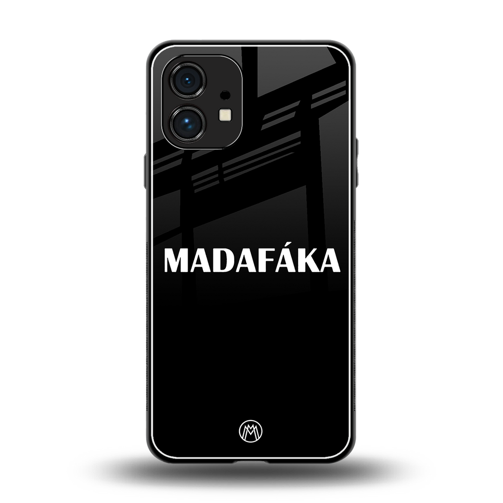 madafaka back phone cover | glass case for nothing phone 1
