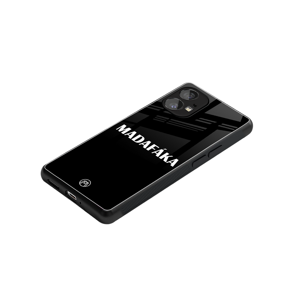 madafaka back phone cover | glass case for nothing phone 1