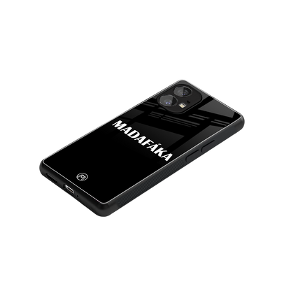 madafaka back phone cover | glass case for nothing phone 1