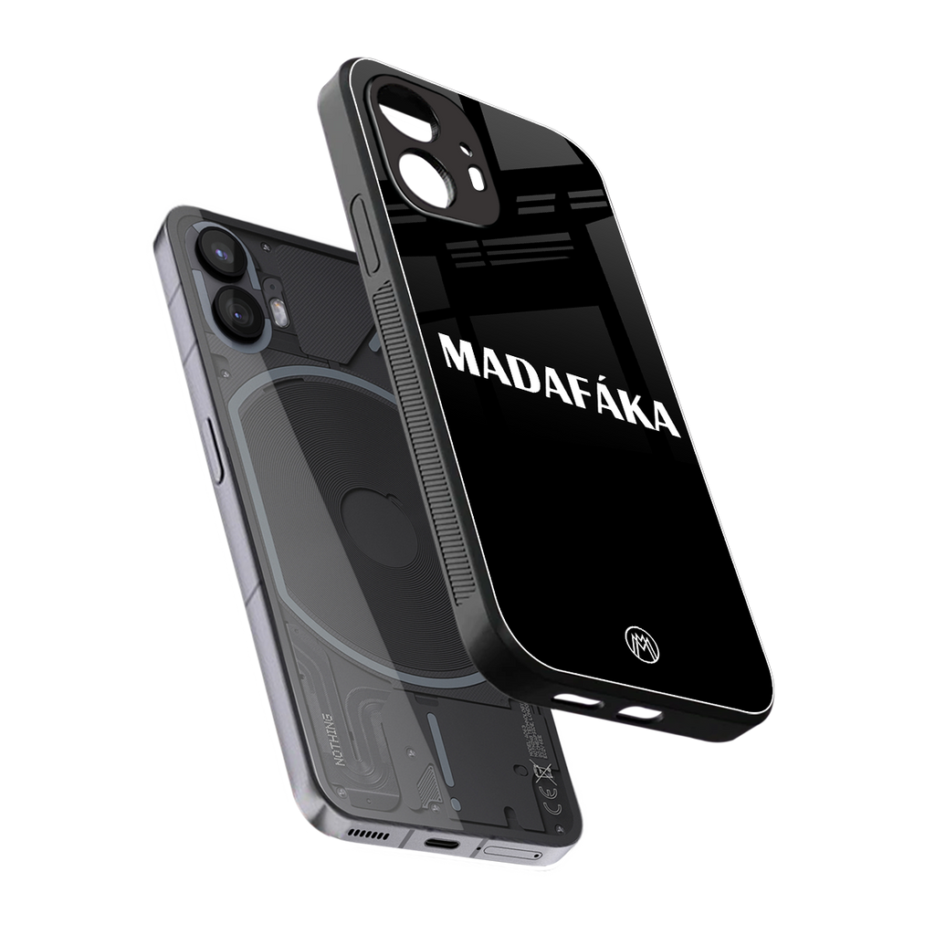 madafaka back phone cover | glass case for nothing phone 2
