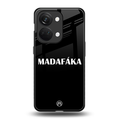 madafaka back phone cover | glass case for oneplus nord 3