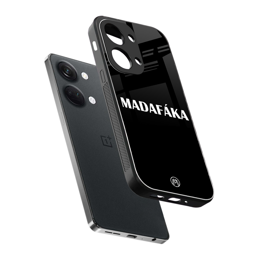 madafaka back phone cover | glass case for oneplus nord 3