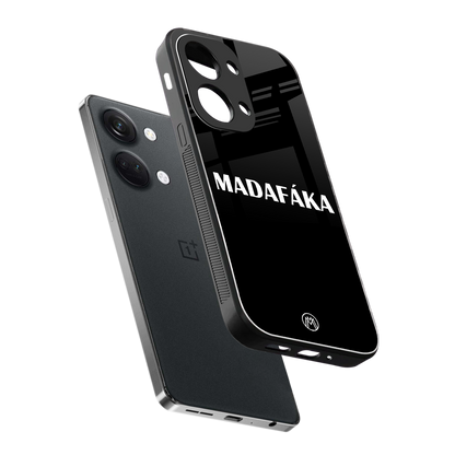 madafaka back phone cover | glass case for oneplus nord 3
