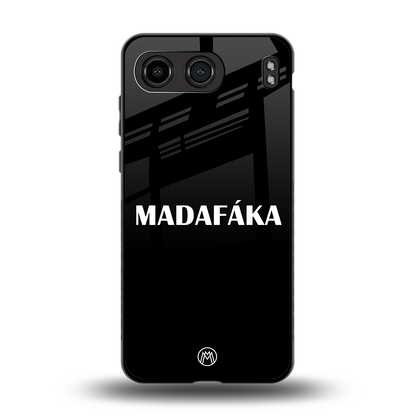 madafaka back phone cover | glass case for oneplus nord 4