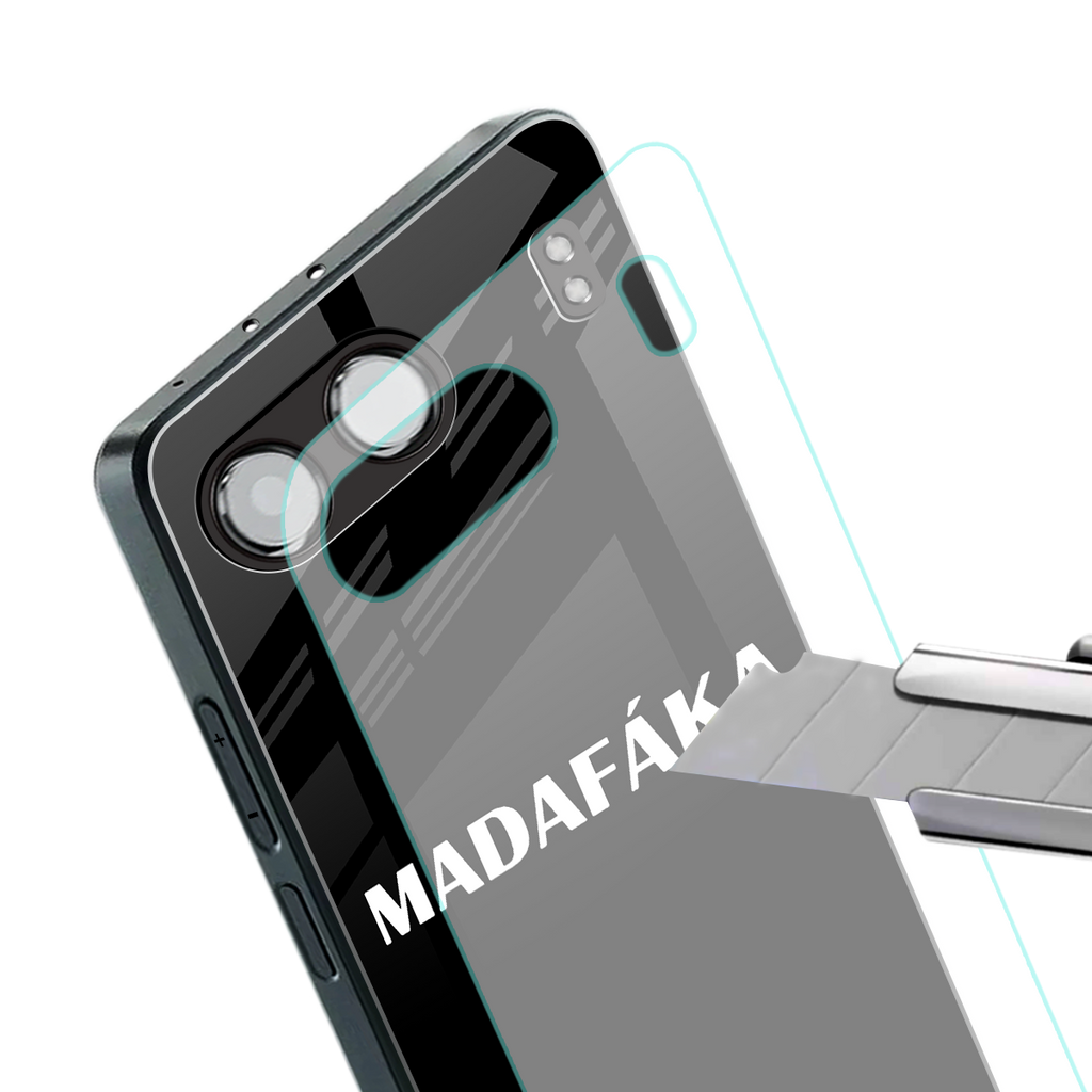 madafaka back phone cover | glass case for oneplus nord 4