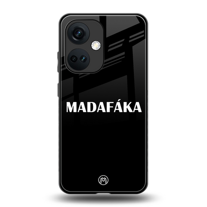 madafaka back phone cover | glass case for oneplus nord ce 3