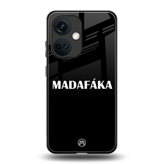 madafaka back phone cover | glass case for oneplus nord ce 3