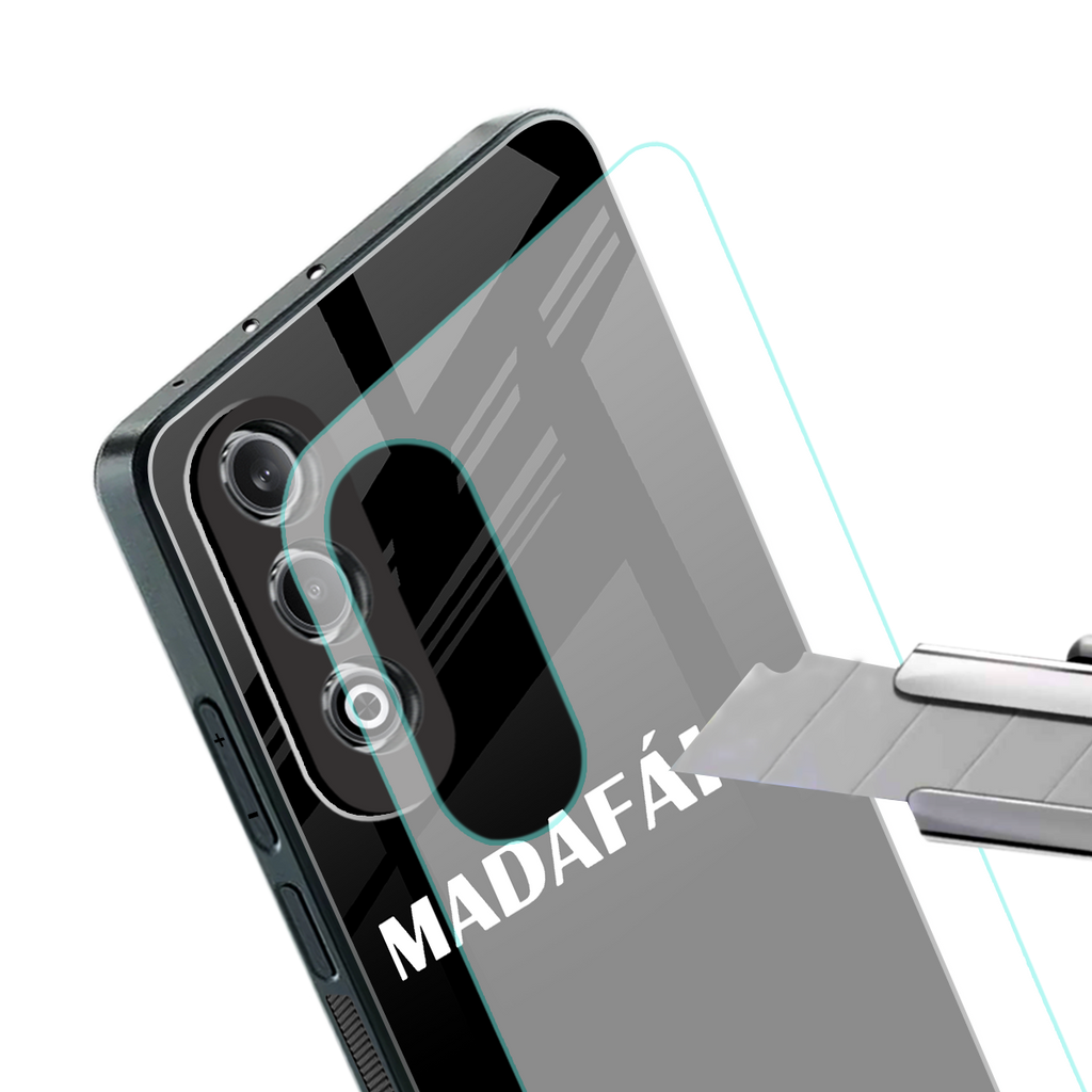 madafaka back phone cover | glass case for oneplus nord ce 4