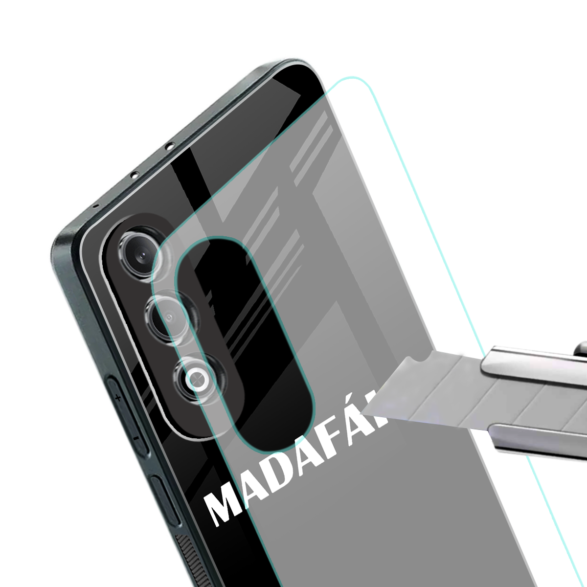 madafaka back phone cover | glass case for oneplus nord ce 4