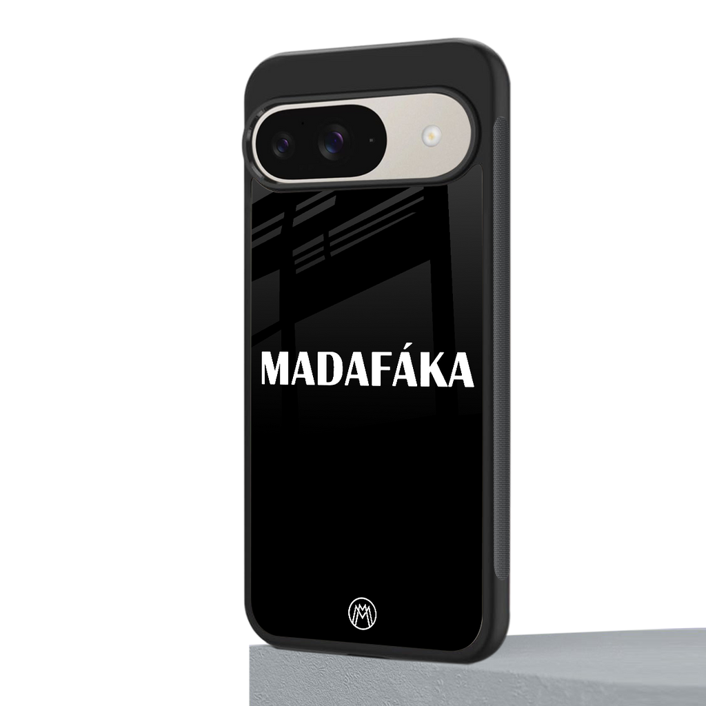 madafaka back phone cover | glass case for google pixel 9