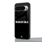 madafaka back phone cover | glass case for google pixel 9 pro