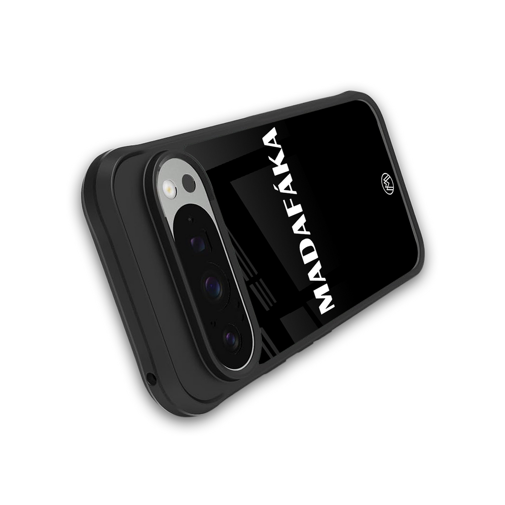 madafaka back phone cover | glass case for google pixel 9 pro