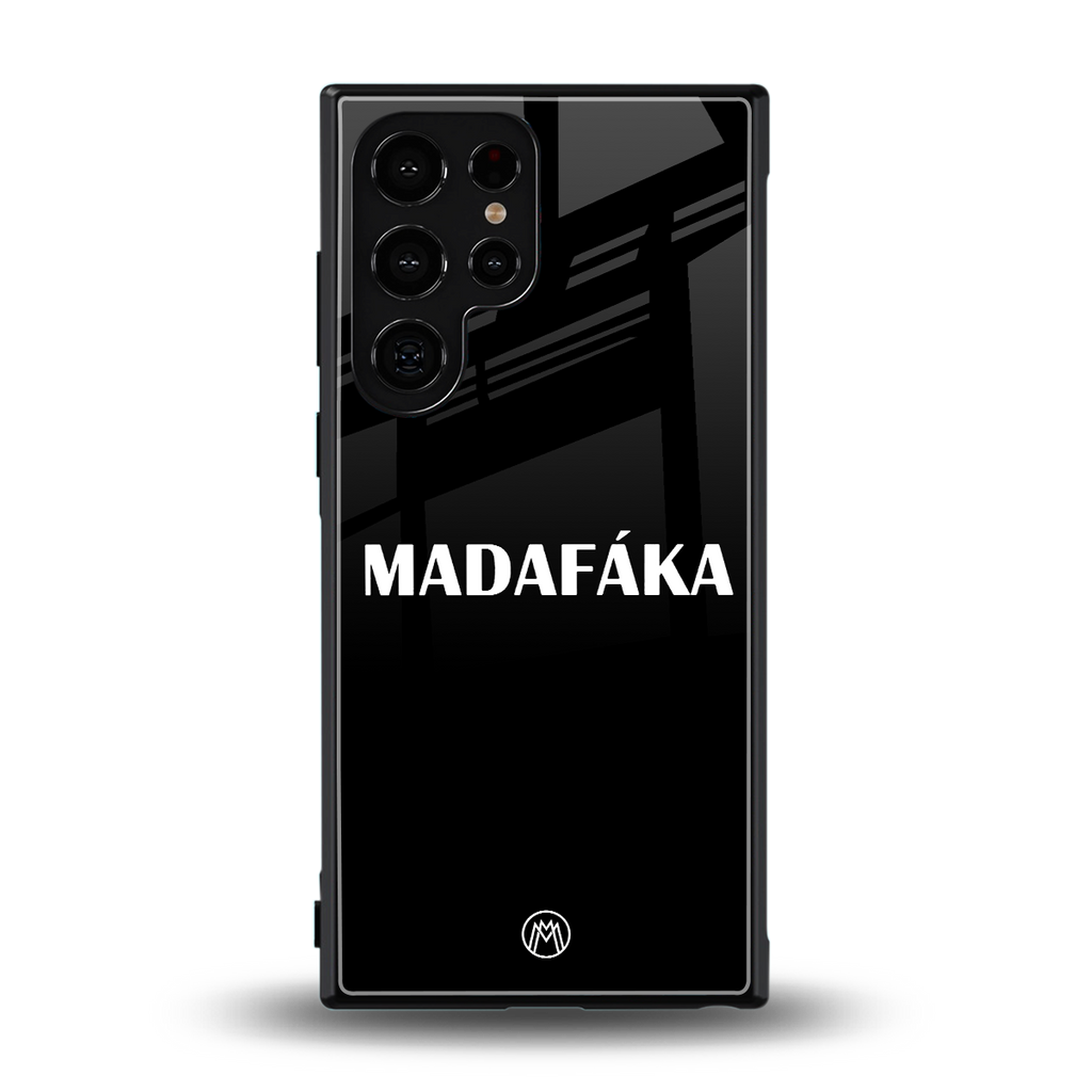 madafaka back phone cover | glass case for samsung galaxy s23 ultra