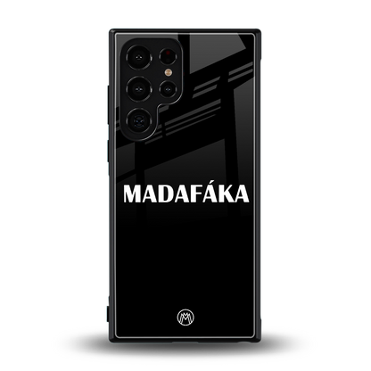madafaka back phone cover | glass case for samsung galaxy s23 ultra