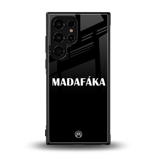 madafaka back phone cover | glass case for samsung galaxy s23 ultra