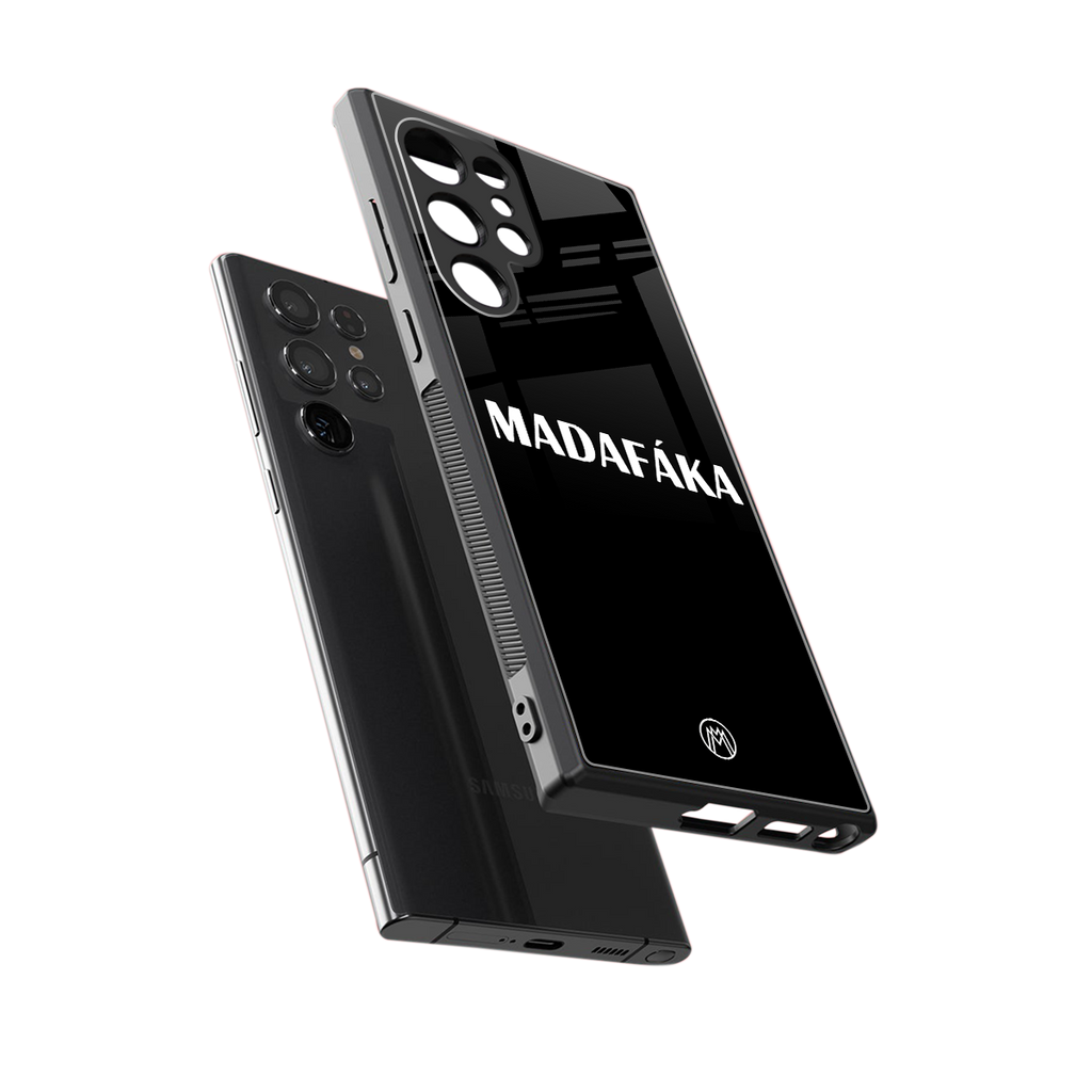 madafaka back phone cover | glass case for samsung galaxy s23 ultra