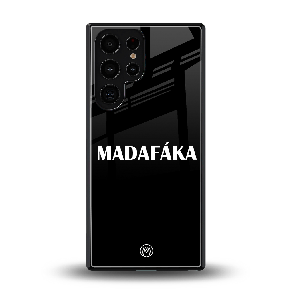 madafaka back phone cover | glass case for samsung galaxy s25 ultra