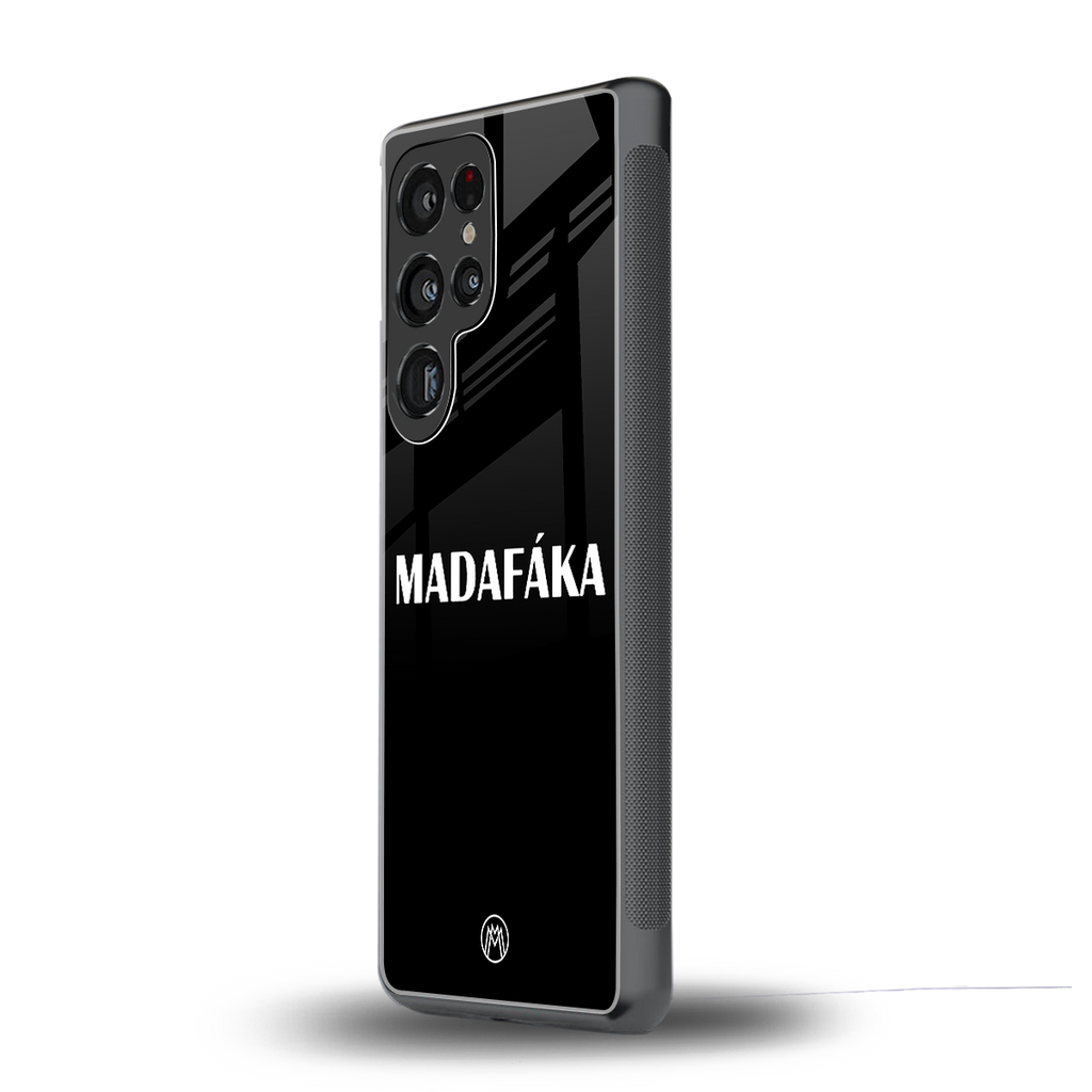 madafaka back phone cover | glass case for samsung galaxy s25 ultra
