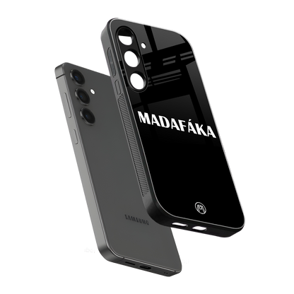madafaka back phone cover | glass case for samsung galaxy s24 fe