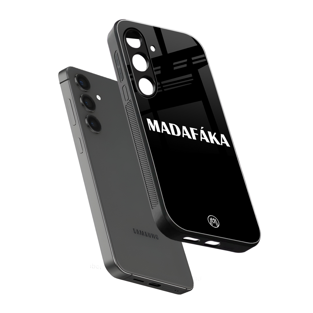 madafaka back phone cover | glass case for samsung galaxy s25