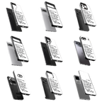 Durable Glass Back Mobile Case for iPhone, Samsung, OnePlus, Google Pixel, Redmi, Vivo, Oppo