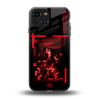 madonna of the rosary back phone cover | glass case for iphone 13 mini