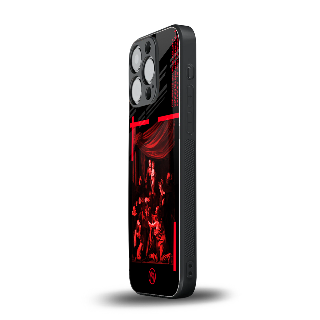 madonna of the rosary back phone cover | glass case for iphone 13 pro