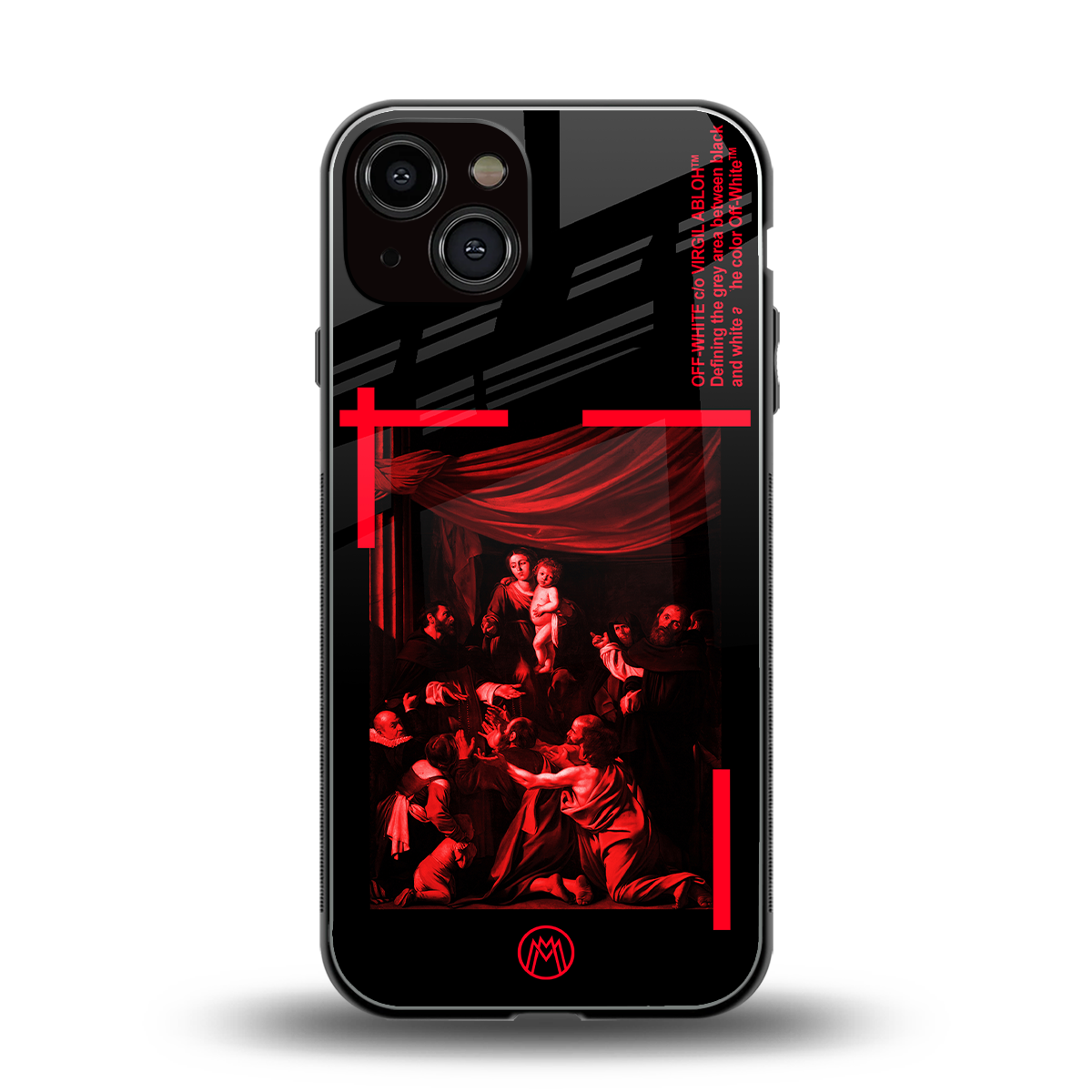 madonna of the rosary back phone cover | glass case for iphone 13